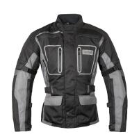Rush Мотокуртка Discovery текстиль Черный/Серый в Чебоксарах
