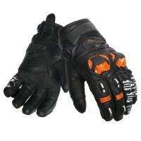 Scout Мотоперчатки кожаные Volcano Черный/Белый/Оранжевый в Чебоксарах