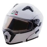 AiM Шлем JK906 снегоходный с эл. подогревом White в Чебоксарах