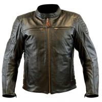 MCP Мотокуртка кожаная Stripe Черный в Чебоксарах