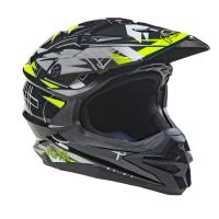 AiM Шлем кроссовый JK803S Yellow/Black в Чебоксарах