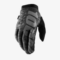 100% Мотоперчатки текстильные Brisker Glove Heather Grey  в Чебоксарах