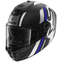 Shark Шлем Spartan RS Carbon Shawn Mat Black/Blue/Silver в Чебоксарах