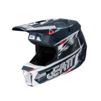 Leatt Шлем кроссовый Helmet Kit Moto 3.5 V25 Blue в Чебоксарах