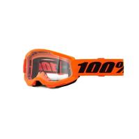 100% Очки подростковые Strata 2 Junior Neon Orange / Clear в Чебоксарах