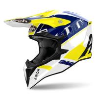 Airoh Мотошлем Wraaap Feel Yellow/Blue Gloss в Чебоксарах
