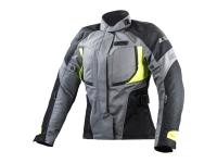 LS2 Мотокуртка женская Phase Lady Jacket серо-чёрно-жёлтый в Чебоксарах