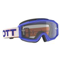 Scott Очки Split OTG white/blue clear works в Чебоксарах