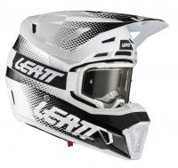 Leatt Шлем кроссовый Kit Moto 7.5 V22 White в Чебоксарах