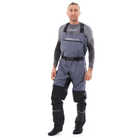Dragonfly  Вейдерсы мембранные QUAD PRO 2023 Gray - Black  в Чебоксарах