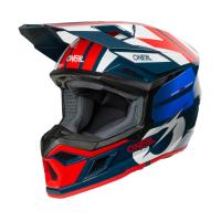 Oneal Кроссовый шлем 3Series Ride V.25 синий/белый в Чебоксарах