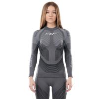 Dragonfly Термофутболка DF 3DThermo Grey с длинным рукавом Woman в Чебоксарах