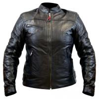 MCP Мотокуртка женская кожаная Nerve черный в Чебоксарах