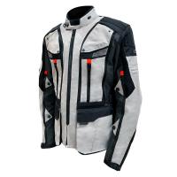 MCP Мотокуртка мужская Radiator темно-серый-черно-красный в Чебоксарах