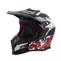 Beon Шлем B-602 Black White Red в Чебоксарах