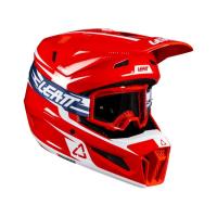 Leatt Шлем кроссовый 3.5 V26 Red + очки Vizion 3.5 в Чебоксарах