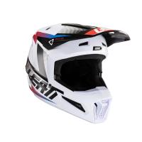Leatt Шлем кроссовый Moto 2.5 Helmet Black/White 2024 в Чебоксарах