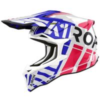 Airoh Мотошлем Strycker Brave Blue/Red Gloss в Чебоксарах