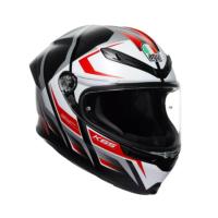 AGV Шлем K6 S 2206 Karve Matt Black/White/Red в Чебоксарах
