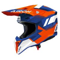 Airoh Шлем Wraaap Vision Orange-Blue Gloss в Чебоксарах