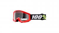 100% Очки детские Strata Mini Goggle Red/Clear Lens в Чебоксарах