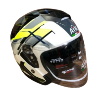 AiM Шлем JK526 Yellow/Grey/White в Чебоксарах