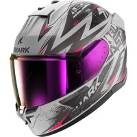 Shark Шлем D-Skwal 3 Blast-R Mat Silver/Violet/Black в Чебоксарах