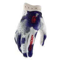 100% Мотоперчатки текстильные ITrack Blue/White 2026 в Чебоксарах