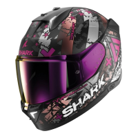 Shark Шлем Skwal i3 Hellcat Mat Black/Chrome/Violet в Чебоксарах