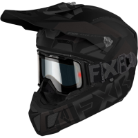 FXR Шлем Clutch Cold Stop QRS Electric 22 Black Ops в Чебоксарах
