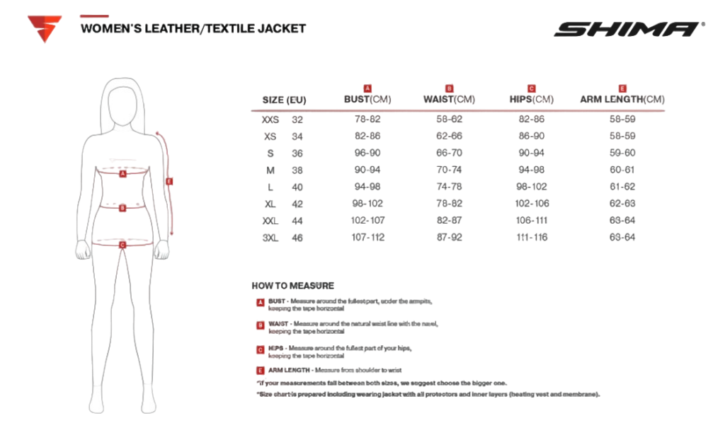 Shima Lady стандарт куртка