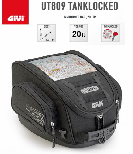 Givi Сумка на бак Tanklocked UT809 20л в Чебоксарах