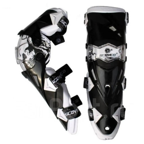 Scoyco Наколенники К12 белые в Чебоксарах