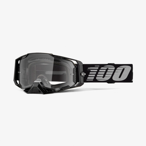 100% Очки Armega Goggle Black / Clear в Чебоксарах