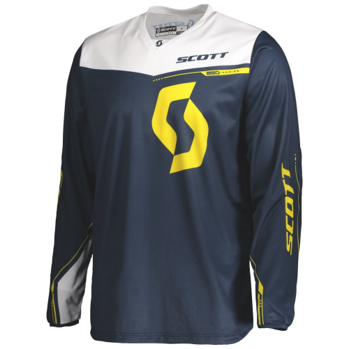 Scott Джерси 350 Dirt blue/yellow в Чебоксарах