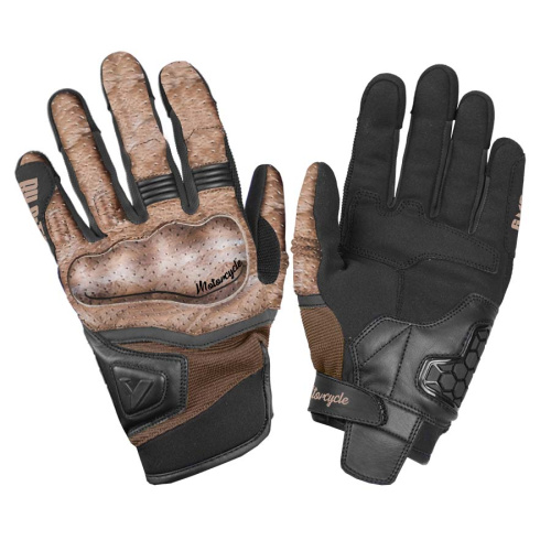 By City Мотоперчатки Tokio Man Black/Brown в Чебоксарах