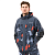 Dragonfly Мембранная куртка Quad 2.0 Man 2025 Grey - Orange Camo в Чебоксарах