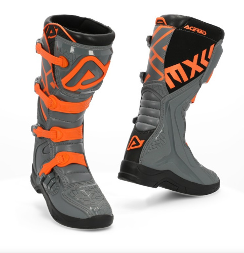 Acerbis Мотоботы кроссовые X-Team Grey/Orange в Чебоксарах