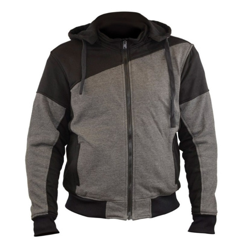 MCP Мотокуртка мужская Hoody серо-черный в Чебоксарах