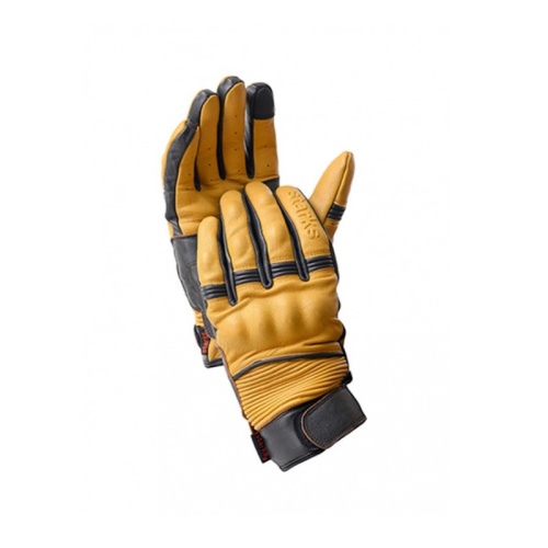 Starks Мотоперчатки Alfard (кожа) желтый в Чебоксарах