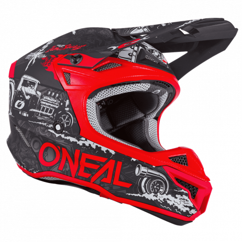 ONEAL Кроссовый шлем 5Series HR Черный/Красный в Чебоксарах