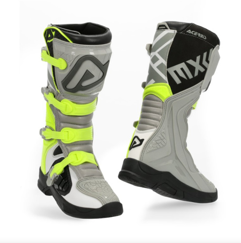 Acerbis Мотоботы кроссовые X-Team Grey/Yellow в Чебоксарах