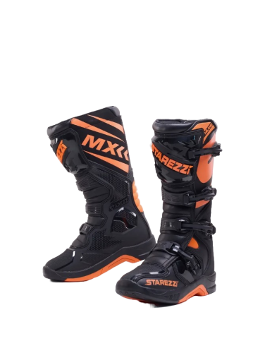 Starezzi Мотоботы Milano Black/Orange в Чебоксарах