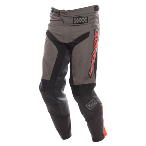Fasthouse Брюки Grindhouse Pant Gray/Red в Чебоксарах