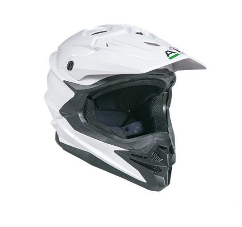 AiM Шлем кроссовый JK803 White Glossy в Чебоксарах