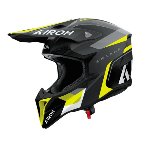 Airoh Шлем Wraaap Conquer Yellow Matt в Чебоксарах