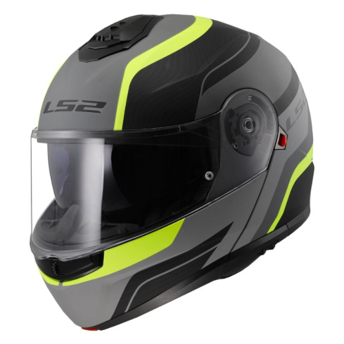 LS2 Мотошлем FF908 Strobe II Monza матовый черно-желтый в Чебоксарах