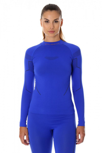 Brubeck Футболка женская с длинным рукавом Thermo Кобальт в Чебоксарах