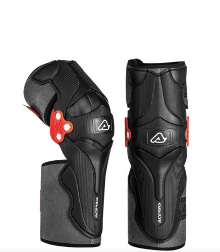 Acerbis Защита коленей X-Strong Knee Black/White в Чебоксарах