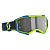 Scott Очки кроссовые Fury LS neon yellow/blue light sensitive grey works в Чебоксарах
